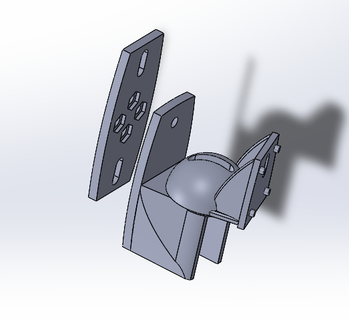 hoparlör Kulp destek ses 3d print model - Mito3D