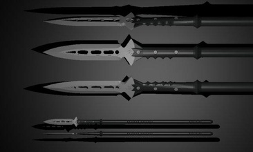 spear free 3d model in melee 3dexport blade 3d print model - Mito3D