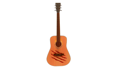 especial acústico violão ativos Alto poli música instrumento musical guitarras 3d print model - Mito3D