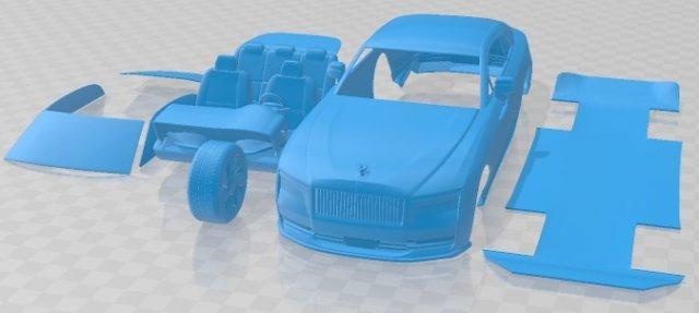 spectre imprimable voiture automobile fente scalextric tamiya rc miniz loisir micro moulé pression 3d print model - Mito3D