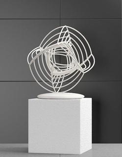 spherical printable brain breaking model mathematical art unusual decorative interesting design 3d print model - Mito3D
