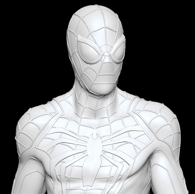 spider man marvels ps4 hombre superhéroe héroe maravilla araña 3D print model - Mito3D