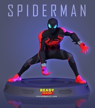 spider man mil moral 2099 takım elbise 3d yazdır model in adam 3dexport örümcek heykel şekil hayret dc kahraman zbrush yüksek poli print3d çizgi roman komik comic art 3d print model - Mito3D