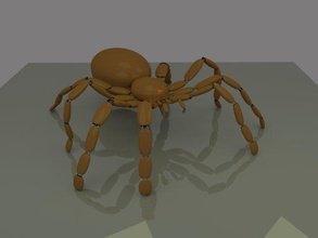 spider 3d model in robot 3dexport -c4d -max -obj -fbx -lwo -3ds -stl 3d print model - Mito3D