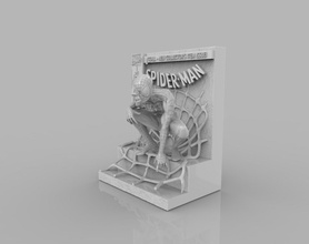 araña hombre cómic libro estatua 3d impresión modelo in escultura 3dexport fantasmas obsesionado mansión disneyland personaje arte esculturas criatura figuritas figura monstruo fantasma guerrero zbrush 3d print model - Mito3D