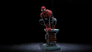 spiderman collectible spiderman marvel coleccion coleccionable print printing avenger 3d sculpt sculptures