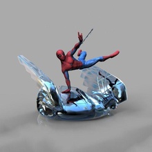 örümcek adam hayret minyatür hazır to yazdır stl 3d model in 3dexport kahraman süper heykel fanart yazdırılabilir şekil sanat heykeller spider man 3dmodel çizgi roman geliyor 3d print model - Mito3D