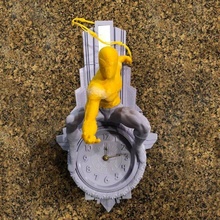 homme araignée mur l'horloge prêt impression stl merveille figure super héros sculptures spider man Hollande sci miniatures figurines Peterparker miles 3d print model - Mito3D