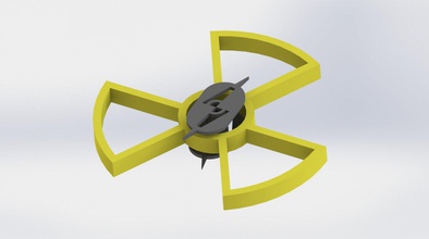 spinner impressão de fallout imprimir 3d modelo rolamento brinquedos brinquedo 22 spiner 3d print model - Mito3D