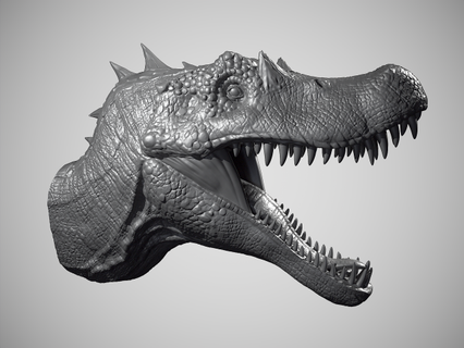 Spinosaurus baş canavarlar yaratıklar Dinozor dino 3d Yazdır 3dprint Jurassic park Jurassicpark yaratık yırtıcı nesli tükenmiş yazdırılabilir figürinler doğa oyuncaklar oyun oyuncakları tarih öncesi oyunlar Sanat 3d print model - Mito3D