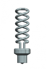 espiral bulbo 3d modelo in 3dexport bombilla ligero diseño eléctrico industrial 3d print model - Mito3D
