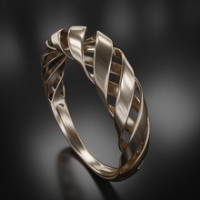 spiral ring print 3d print model - Mito3D