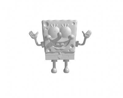 Bob Esponja pantalones Cuadrados acción figura juguete preocupa juguetes Pantalones spongebob3d Patricio Figura dibujos animados nerd juego videojuego 3d print model - Mito3D