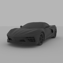 spor araba chevrolet korvet c8 2020 3d baskı yazdır model in araç 3dexport stl izlenim ulaşım minyatür süper hızlı voiture yazdırılabilir yarış gran turismo video oyunu 3d print model - Mito3D