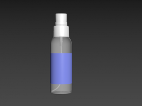 spray alunno bottiglia 3d print model - Mito3D