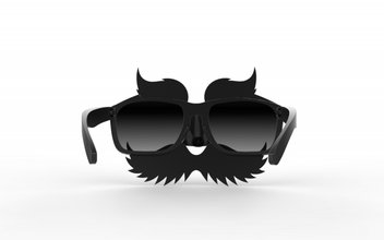 spion verkleidung brille 3d drucken modell 3dexport verkleidet verkleidungen fernglas sonnenbrille 3d print model - Mito3D