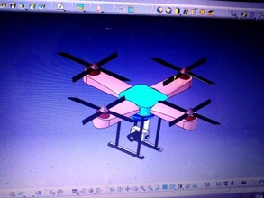 espion drone libre 3d print model - Mito3D