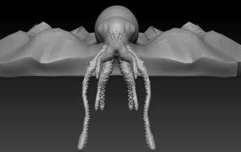 calamar 3d impression modèle in animaux 3dexport vie marine animal zoo marin 3dprinter 3dprinted 3dprinting 3d print model - Mito3D