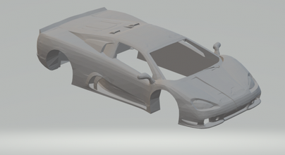 ssc definitivo aero modello miniaturas pressofuso hotwheels fessura macchina caldo ruote tamya slotcar 3d print model - Mito3D
