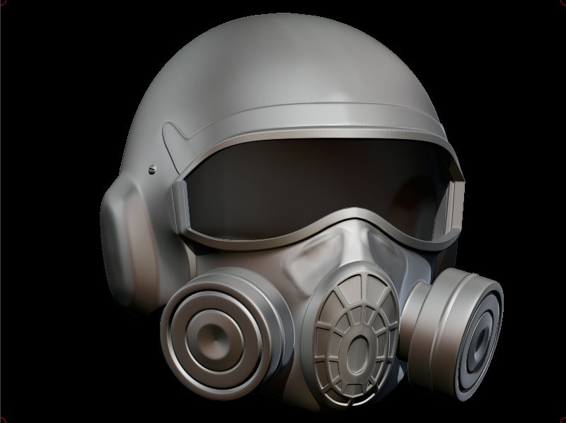 stalker clear sky helmet airsoft cosplay mask 3dshophelmet shadow metro monolit 3D print model - Mito3D