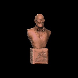 Stan sotavento busto Listo impresión hombre maravilla historietas acción cifras miniaturas figuritas Lee araña stan lee vengadores sc fi personaje old man fantástico dc Arte 3d print model - Mito3D