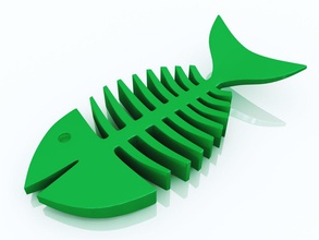 stehen Seife form Fisch stand 3d print model - Mito3D