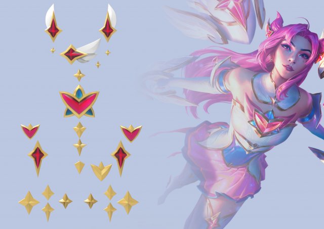 star guardian kaisa cosplay accessories leagueoflegends 3dprinting cosplay-prop lol 3D print model - Mito3D