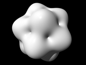 étoile mathématique surface dc3m1 3d impression modèle in art 3dexport platonique dodécaèdre icosaèdre math obj stl imprimable 3dprint relique bibelot résonance 3d print model - Mito3D