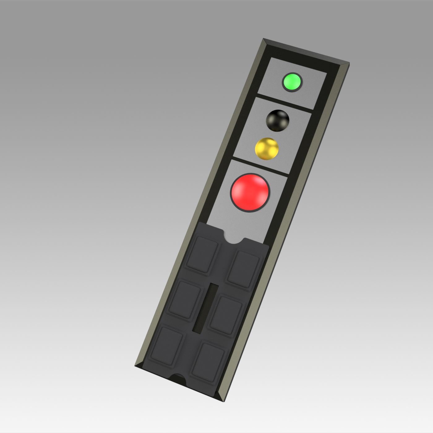 star trek enterprise remote control hand held button replica prop cosplay hobby diy 3D print model - Mito3D