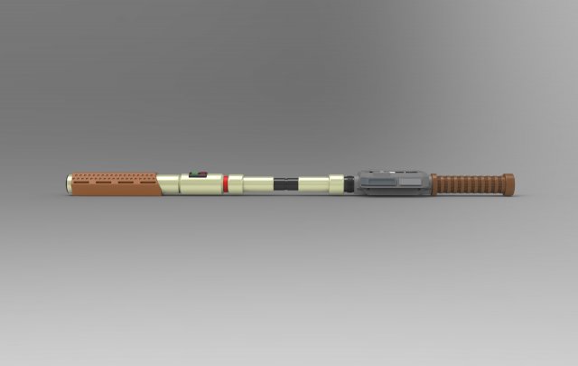 star trek jaylah rifle phaser lazer replica cosplay printable 3D print model - Mito3D