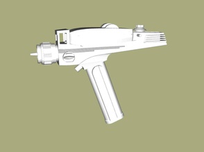 estrella emigrar phaser 3d impresión modelo in juguetes 3dexport desintegrador militar batalla cuchillo guerra 3d print model - Mito3D
