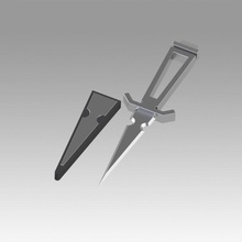 star trek tos inspiré de la dague agonizer prop miroir étoiles inspirée poignard réplique cosplay caractère sci fi gratuite l'espace militaires 3d print model - Mito3D