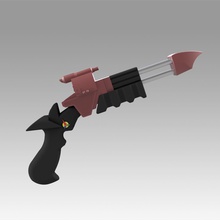 star trek vi undiscovered country klingon disruptor pistol shotgun cosplay prop weapon games toys 3d print model - Mito3D