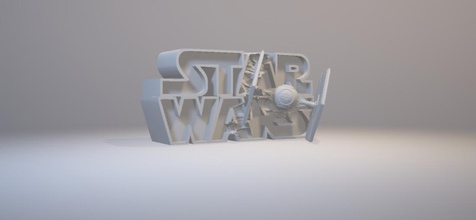 star wars - logo 3d print model in coins badges 3dexport sign ship medelis medelis3d scan sculpture 3d print model - Mito3D