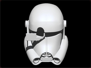 star wars clone force 99 bad batch crosshair helmet 3d print model in game accessories 3dexport 3dshophelmet airsoft cosplay 3d print model - Mito3D