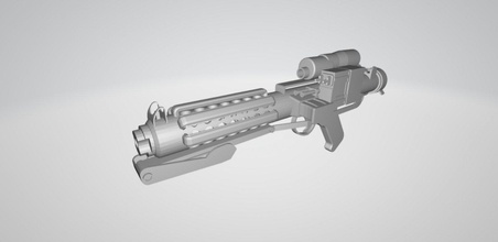star wars e-11 blaster 3d print model in 3dexport starwars sw rifle stormtrooper 3d print model - Mito3D