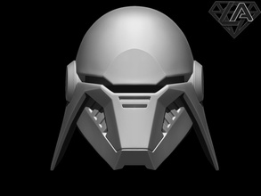 star wars jedi fallen order second sister helmet 3d print model in game accessories 3dexport airsoft cosplay mask warrior armor armour toy 3d print model - Mito3D