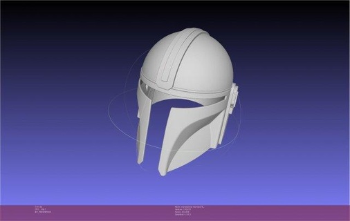 star wars mandalorian helmet replica costume cosplay starwars star-wars fantasy scifi the-mandalorian mandalorian-helmet 3d print model - Mito3D