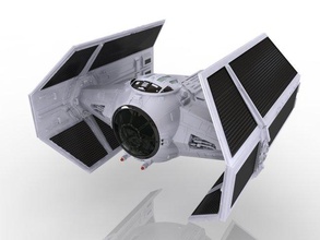 Estrela guerras gravata lutador avançado espaço íon motor darth Vader navio sic fi punho nave espacial 3d print model - Mito3D