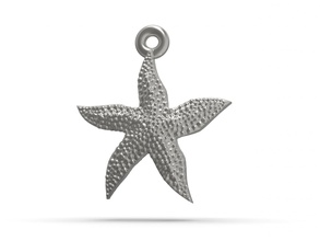starfish superb pendant gold silver platinum sterling metal metallic steel printable jewelry jewellery jewel beautiful great sea star ocean medallion 3d print model - Mito3D