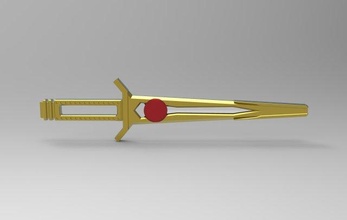 starfleet dague étoile randonnée entreprise 3d impression modèle in 3dexport lame arme coupe chevalier outil réplique cosplay 3d print model - Mito3D