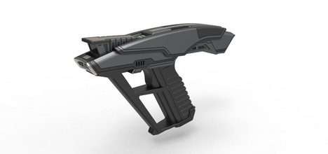 starfleet mano phaser picard de star trek la serie tv flota estelar el pistola blaster arma scifi fuego película prop réplica juguete impresión imprimible cosplay 3d print model - Mito3D