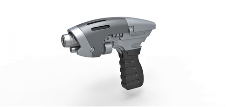 flota estelar phaser pistola estrella emigrar empresa desintegrador arma mano fuego Star Trek cosplay apuntalar réplica impresión imprimible juguete arquero 3d print model - Mito3D