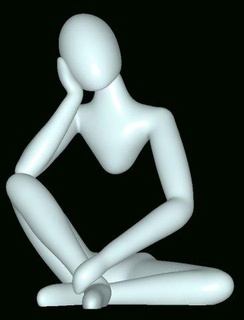 Statue Dekor 3d print model - Mito3D