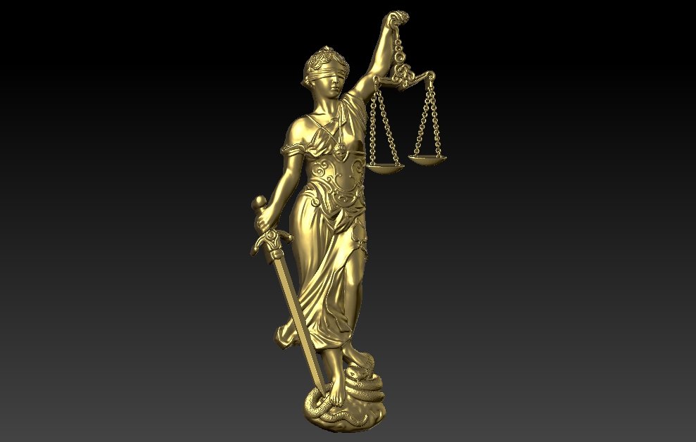 statua of legge themis 3d stampa modello in scultura 3dexport dea idolo dio signora donna femmina mito zeus moglie greco leggenda giustizia odissea 3D print model - Mito3D