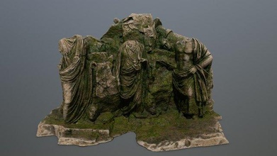 heykeldağı heykel taş şekil vermek büst 3d print model - Mito3D