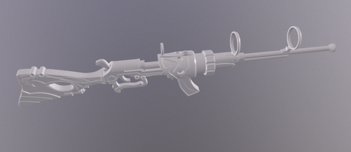 steampunk caitlyn rifle lol leagueoflegends league-of-legends cosplay 3d print model - Mito3D