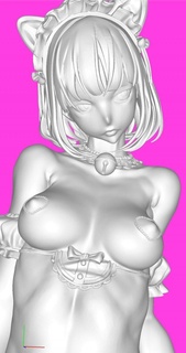 stepgirl cat 3d print model in woman 3dexport erotica 3d print model - Mito3D