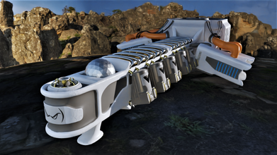 sterak embarcacion gratis 3d modelo in fantasía astronave 3dexport espacio texturado pbr 3d print model - Mito3D