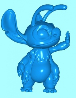 stich 3d impresión modelo in monstruos criaturas 3dexport 3d print model - Mito3D
